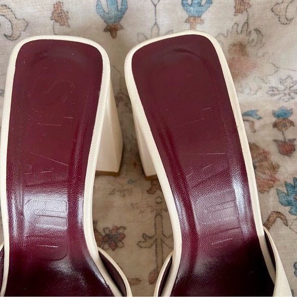 STAUD Off White Heeled Sandals - Picture 4 of 6